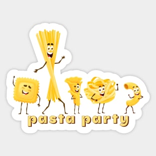 Pasta Party Sticker